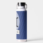 ジェミニ〔占星術の〕十二宮図シンボル標準by Kenneth Yoncich ウォーターボトル (背面)