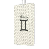 ジェミニ〔占星術の〕十二宮図シンボル標準by Kenneth Yoncich カーエアーフレッシュナー (左)