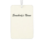 ジェミニ〔占星術の〕十二宮図シンボル標準by Kenneth Yoncich カーエアーフレッシュナー (裏面)