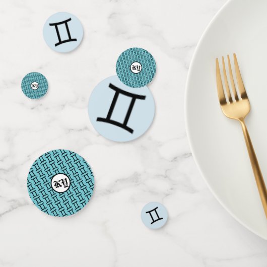 ジェミニ〔占星術の〕十二宮図シンボル標準by Kenneth Yoncich コンフェッティ (グループ)