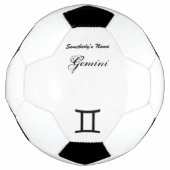 ジェミニ〔占星術の〕十二宮図シンボル標準by Kenneth Yoncich サッカーボール (正面)