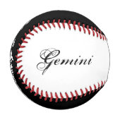 ジェミニ〔占星術の〕十二宮図シンボル標準by Kenneth Yoncich 野球ボール (正面左)