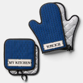 ジェミニ〔占星術の〕十二宮図シンボル標準by Kenneth Yoncich 鍋つかみ&鍋敷きセット (正面/裏面)