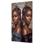 ジェミニ〔占星術の〕十二宮図ミュージシャントランペット クリップボード (左)