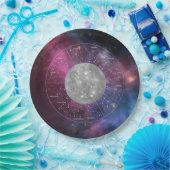 ジェミニ〔占星術の〕十二宮図占星術のサイン – プラネットマーキュリー ペーパープレート (パーティー)