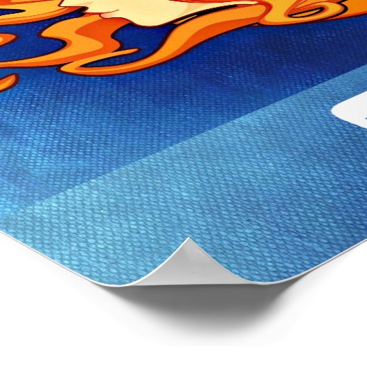 ジェミニ〔占星術の〕十二宮図星占い記号 ポスター (角)