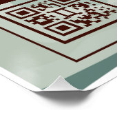 ジェミニ〔占星術の〕十二宮図栄養ファクトポスター – 緑 ポスター (コーナー)