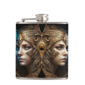 ジェミニ〔占星術の〕十二宮図標識 フラスク (正面)