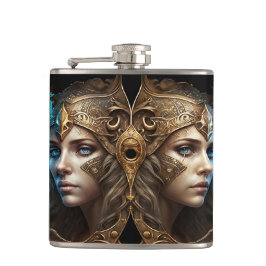 ジェミニ〔占星術の〕十二宮図標識 フラスク