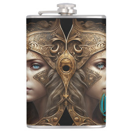 ジェミニ〔占星術の〕十二宮図標識 フラスク