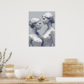 ジェミニ〔占星術の〕十二宮図標識 ポスター (キッチン)