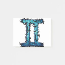 ジェミニ〔占星術の〕十二宮図標識 ポストイット