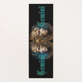 ジェミニ〔占星術の〕十二宮図標識 ヨガマット (裏面)