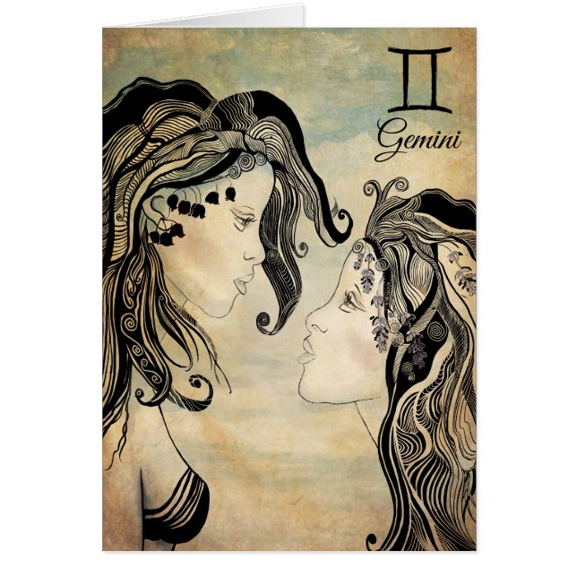 ジェミニ(占星術の)十二宮図 (正面)