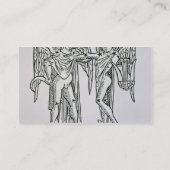 ジェミニ(双生児) 「Poetiからのイラストレーション 名刺 (裏面)