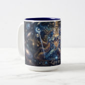 ジェミニ 星座 コーヒーマグ ツートーンマグカップ (正面左)
