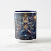 ジェミニ 星座 コーヒーマグ ツートーンマグカップ (中央)