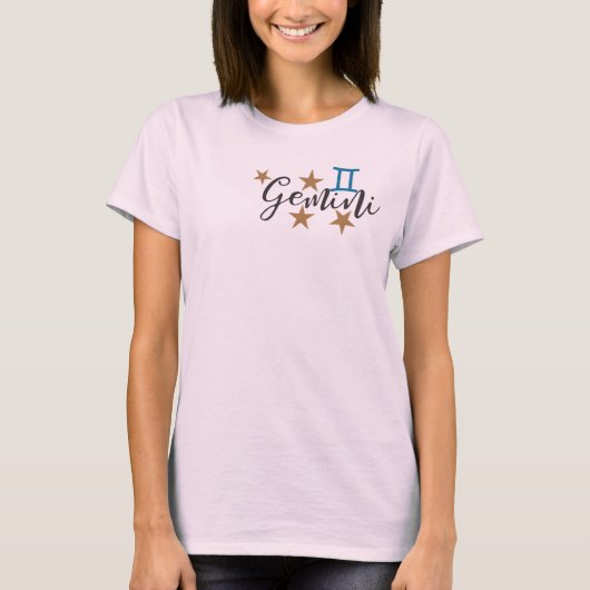 ジェミニ 星座 Tシャツ (正面)