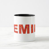 ジェミニ – Firey Orange Yellow Blue マグカップ (中央)