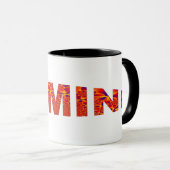 ジェミニ – Firey Orange Yellow Blue マグカップ (正面右)