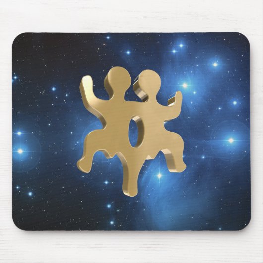 ジェミニ、Gemelli マウスパッド (正面)