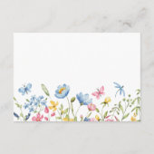 ジェミマパドルダックおむつラッフルベビーシャワー エンクロージャーカード (裏面)