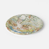 ジェミマパドルダックファースト誕生日 ペーパープレート (アングル)