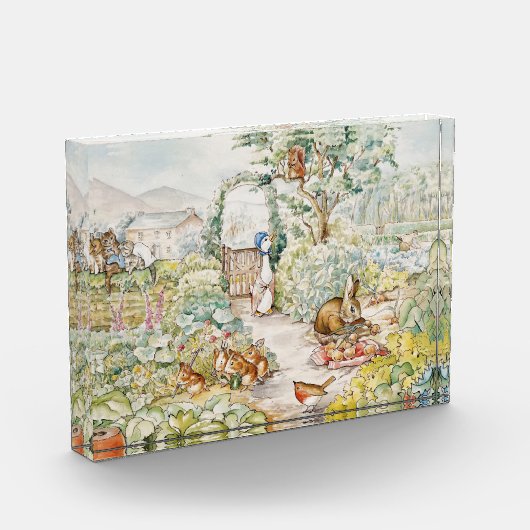 ジェミマ・プドルダックがマクグレゴーさんの庭で フォトブロック (左)