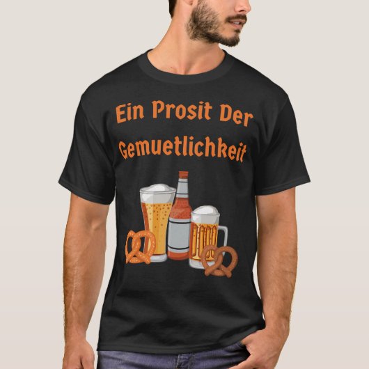 ジェミュートリッヒカイト(友好)の乾杯 Tシャツ (正面)