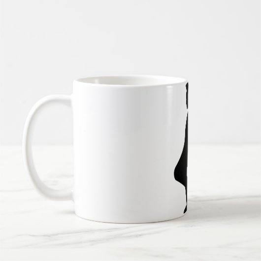 ジェミ占星術のニ記号2 コーヒーマグカップ (左)