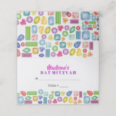 ジェムきらきら光るストンパーティーシーティングエスコート座席表 プレイスカード (外部開封)