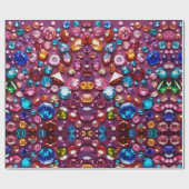 ジェムきらめくストーンブリス – ジュエルカラフルズ ラッピングペーパー (フラット)