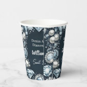 ジェムエレガントデニきらきら光るムとダイヤモンドを甘くする16 紙コップ (右)