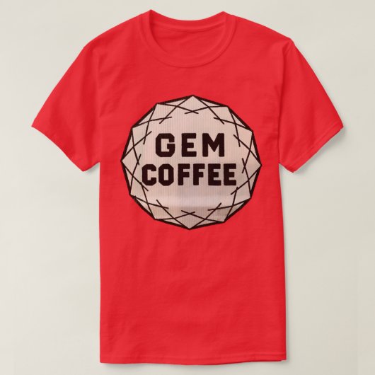 ジェムコーヒー Tシャツ (デザイン正面)