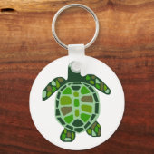 ジェムシーウミガメのキーチェーン キーホルダー (正面)