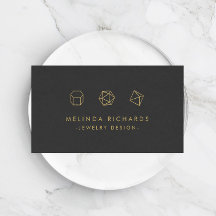 ジェムストンモダントリオロゴジュエリーデザインダークグレー