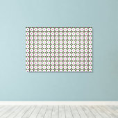 ジェムストーンアート、パープルグリーン キャンバスプリント (インサイチュ (ウッドフロア))