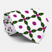 ジェムストーンアート、パープルグリーン ネクタイ (ロール)