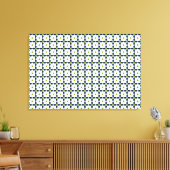 ジェムストーンアート（青と黄） キャンバスプリント (インサイチュ (リビング))