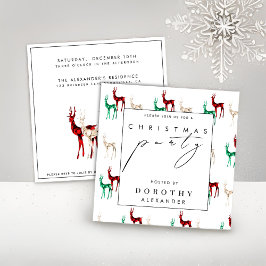 ジェムストーンクリスタルトインデアクリスマスパーティー 招待状