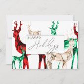 ジェムストーンクリスタルトナディアクリスマスホリデーカード シーズンカード (正面)