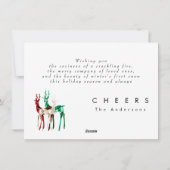 ジェムストーンクリスタルトナディアクリスマスホリデーカード シーズンカード (裏面)