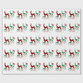 ジェムストーンクリスタルトナディアクリスマスホリデー ラッピングペーパー (フラット)