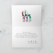 ジェムストーンクリスタルトナディアメリークリスマスホリデー カード (内部)