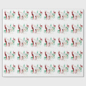 ジェムストーンクリスタルトナディアメリークリスマスホリデー ラッピングペーパー (フラット)