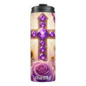 ジェムストーンクロス：放射光、フローラ陛下 タンブラー (正面)