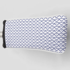 ジェムストーンサファイアブルーハート ゴルフヘッドカバー