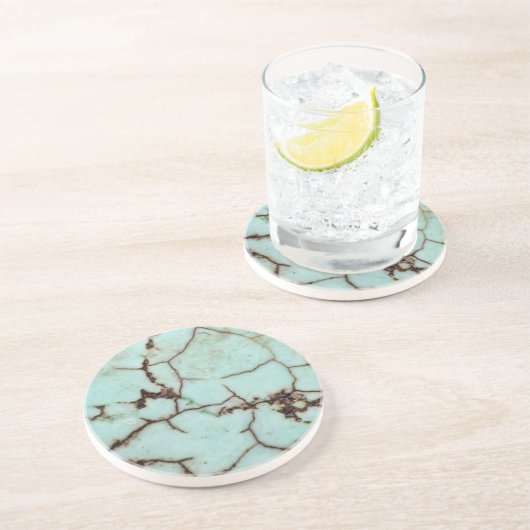 ジェムストーンシリーズ – ターコイズひび コースター (側面)