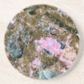 ジェムストーンシリーズ – ダークピンクとグリーンチューライト コースター (正面)