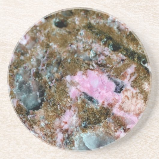 ジェムストーンシリーズ – ダークピンクとグリーンチューライト コースター (正面)